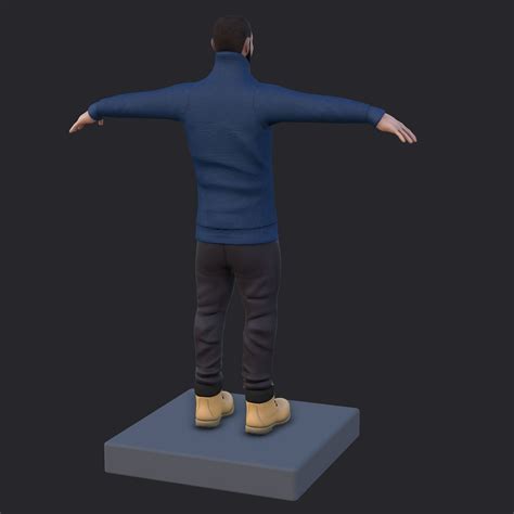3d Model Drake Singer Low Poly Now Available With Rigging Vr Ar Low