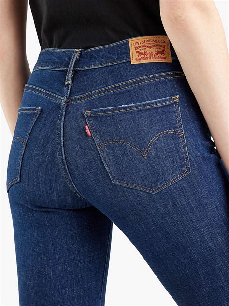 Levis 314 Shaping Straight Cut Jeans Cobalt Honour At John Lewis And Partners