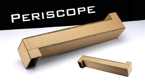 How To Make Periscope Using Cardboard At Home Making Tricks Erofound