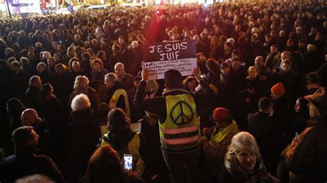 Thousands In France March Against Anti Semitism Saying Thats Enough