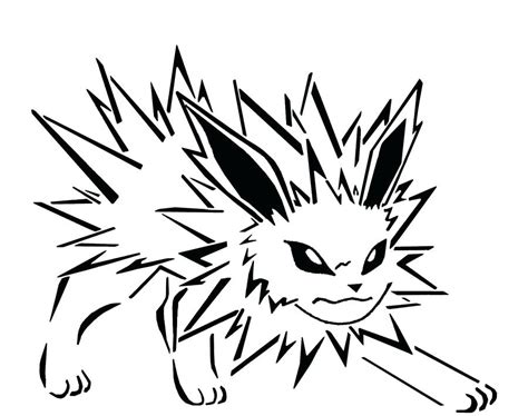 Pokemon Coloring Pages Flareon At Getdrawings Free Download