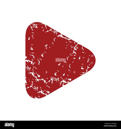 Red Grunge Play Logo Stock Photo Alamy