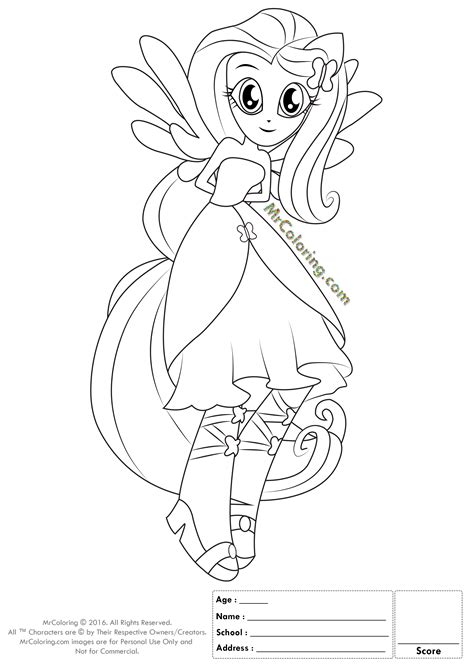 Mlp Equestria Girls Coloring Pages At Free Printable