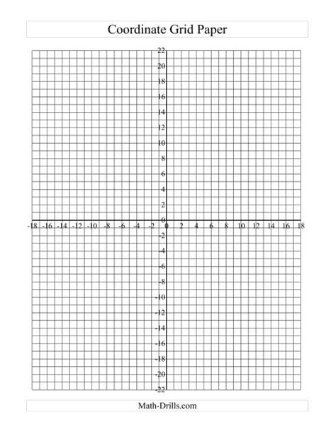 Coordinate Grid Paper Small Grid B