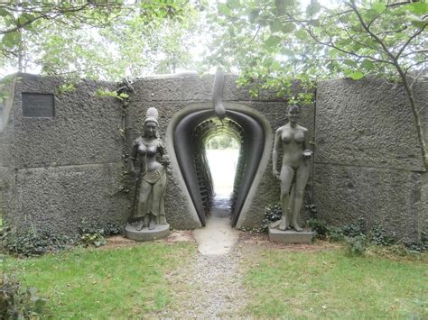 Victoria Way Indian Sculpture Park At Roundwood In County Wicklow Of