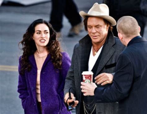 Megan Fox And Mickey Rourke Passion Play From Snapped On Set Movies E