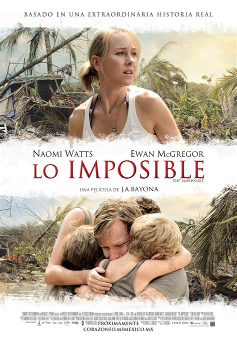 Лента о событиях, разворачивающихся на фоне цунами 2004 года. Lo imposible - Doblaje Wiki