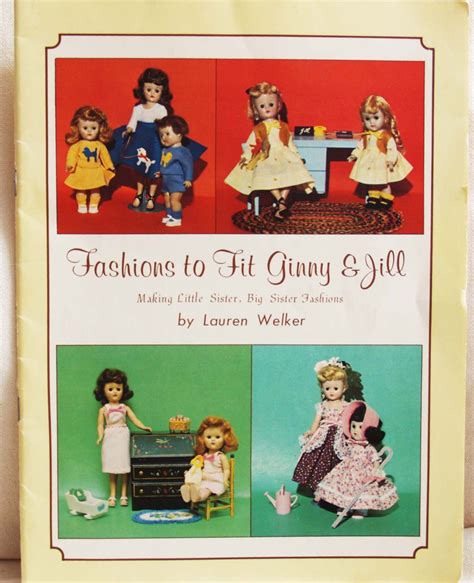 Fashions To Fit Ginny And Jill By Lauren Welker Vogue Doll Sewing Pattern