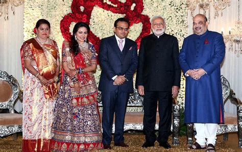Wedding Reception Of Amit Shah S Son News Zee News