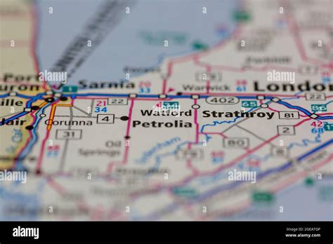 Watford Ontario Map Hi Res Stock Photography And Images Alamy