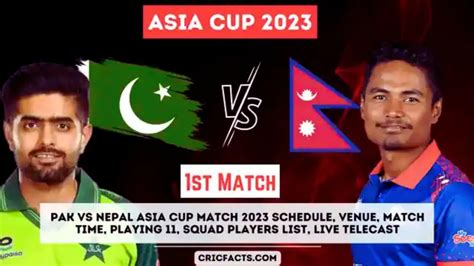 Pak Vs Nep Asia Cup 2023 Live Streaming Today Match Winning Prediction