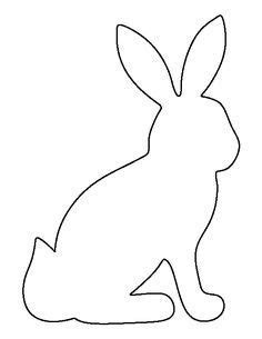 Wer mit kindern zu ostern basteln will, kann. templates rabbit and silhouette on pinterest | Easter ...