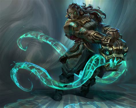 Illaoi From League Of Legends Artstation Digital Sketches Vi Mike