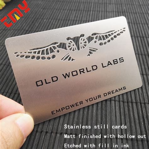 Brushed Metal Sublimation Business Cardstainless Steel Metal Business Card Custom Buy Metal