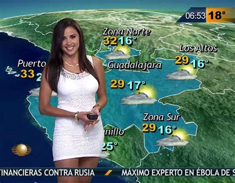 mexican weather reporter susana almeida sexiest weather girls in the world celebrity