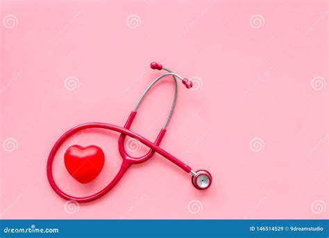 Diagnostic And Cure Of Cardiac Disease With Stethoscope And Heart On