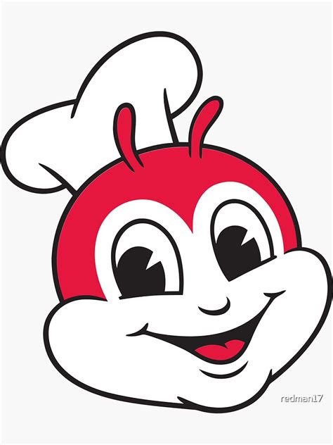 Jollibee Mascot Sticker For Sale By Redman17 Redbubble