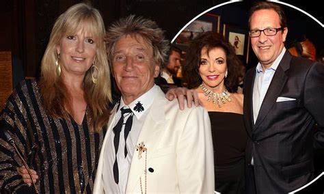 Rod Stewart 74 And Wife Penny Lancaster 48 Lead The Stars At Tramp Nightclubs 50th