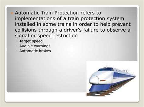 Ppt Automatic Train Protection Systems Powerpoint Presentation Free