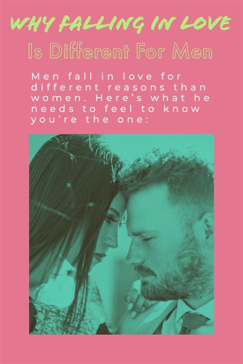Why Falling In Love Is Different For Men Feelings Relationship