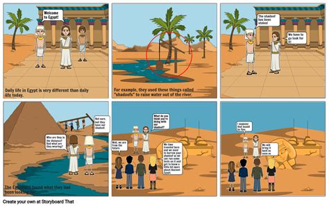 daily life in egypt storyboard by 1e4019cd