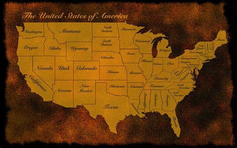 Map Of Usa Wallpapers Wallpaper Cave