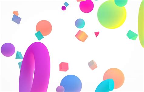 Premium Photo Abstract Colorful 3d Art Background Holographic