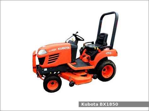 Kubota Bx1850 Compact Utility Tractor Review And Specs Tractor Specs