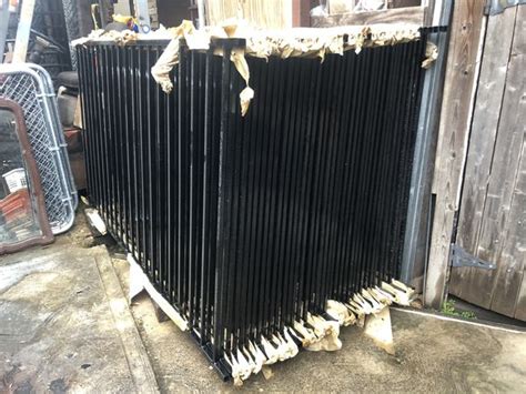 Iron Fence Panel 4x8 Powder Coated For Sale In Houston