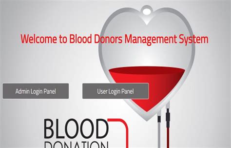 Blood Bank Donor Management System