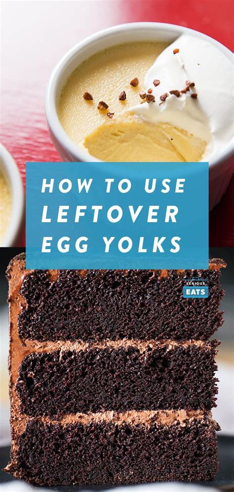 Wasting the whites made no sense so i invented this recipe which uses 15 whites, or 3. What to Do With Leftover Egg Yolks | Leftover egg yolks ...