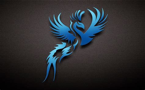 Blue Bird Logo Phoenix Hd Wallpaper Wallpaper Flare