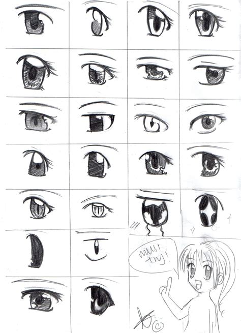 Different Expressions In Anime Eyes Anime Drawings Beginner Sketches