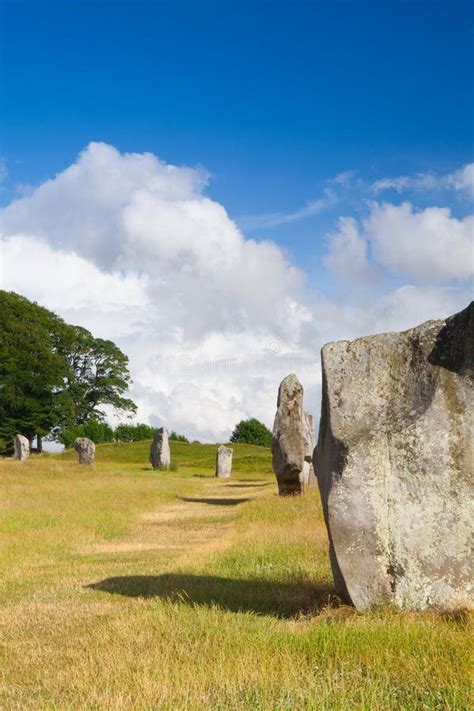 Stone Circle In Avebury Great Britain Stock Image Image Of Iconic