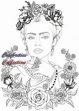 Kahlo sketch template