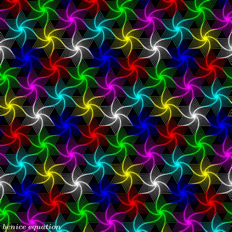 Fun Math Art Pictures Benice Equation Tiling Using Nested Stars 2