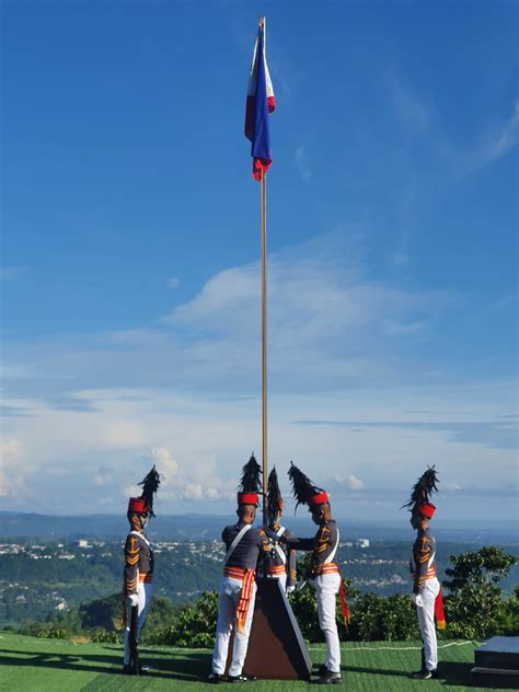amaya view celebrates 124th independence day through flag hoisting at the highest peak of