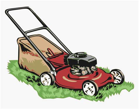 Push Lawn Mower Cartoon Hd Png Download Transparent Png Image Pngitem