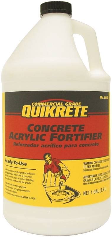 Quikrete Concrete Bonding Adhesive 990214 1 Qt Bottle Vinyl Concrete