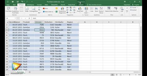 20 Tutorial How To Create A Pivot Table Excel Youtube With Video