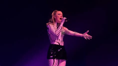 Zara Larsson Never Forget You Poster Girl Tour Avicii Arena