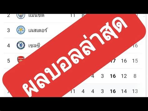 ตรวจ ผล บอล สด บวกสิบ เกาะติดทุกสถานการณ์ ข่าวฟุตบอล ผลบอล พรีเมียร์ลีก อังกฤษ ล่าสุดวันนี้ บนเว็บต่างๆ ที่มีความเคลื่อนไหวเกี่ยวกับฟุตบอล. #ผลบอลพรีเมียร์ ลีก ล่าสุด #หงส์แดงมีดราม่าอีกแล้ว ...