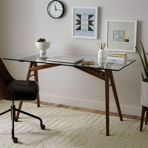 Glass Top Desks Bring Style Into The Workspace