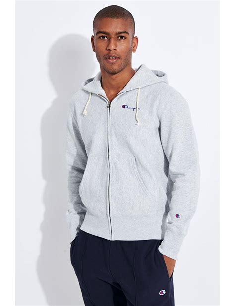 Champion heritage plus size zip hoodie. Champion Zip-up Reverse Weave Script Logo Hoodie - Grey in ...