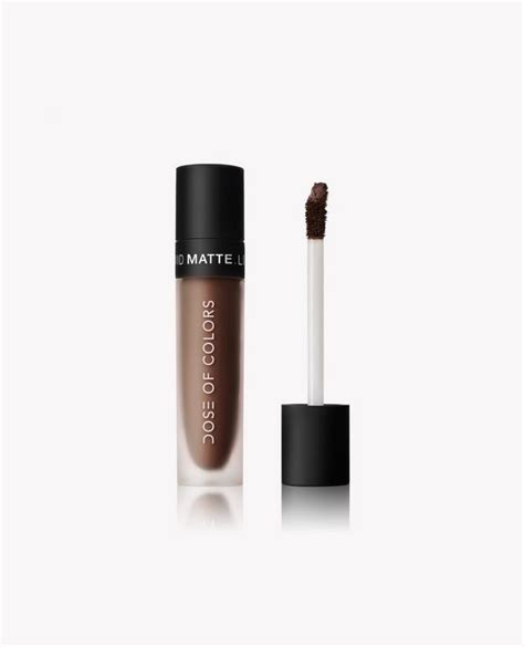 Dose Of Colors Liquid Matte Lipstick Chocolate Wasted Flip Social Ca
