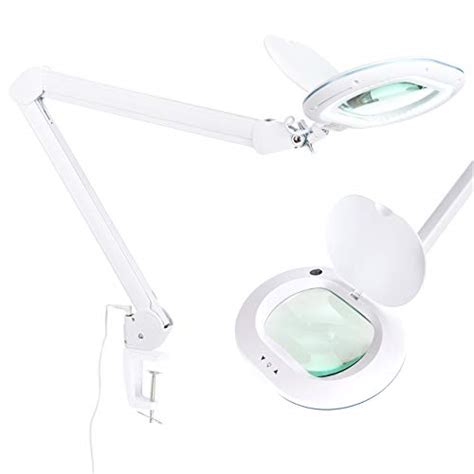 Brightech Lightview Pro Xl Magnifying Desk Lamp With Clamp Adjustable