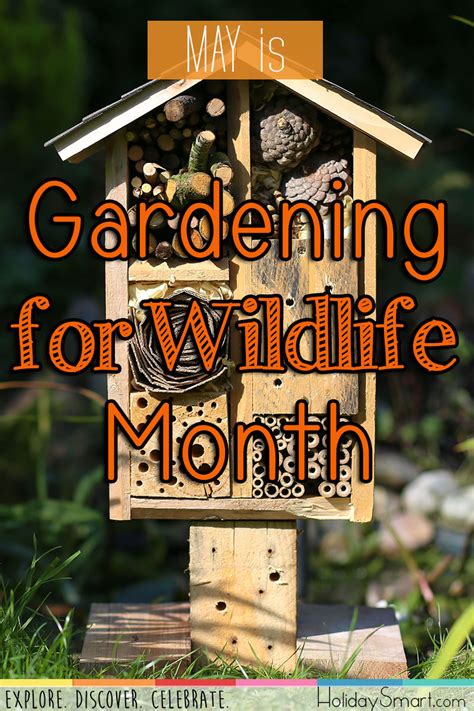 Gardening For Wildlife Month Holiday Smart