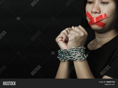 Slave Asian Woman Image Photo Free Trial Bigstock