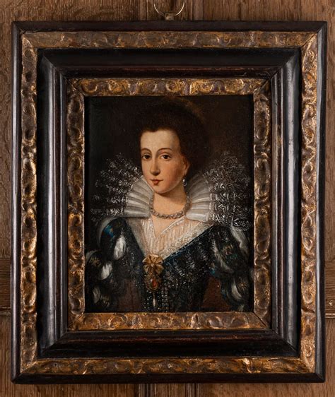 Early 17th Century Portrait Of Young Lady Marhamchurch Antiques