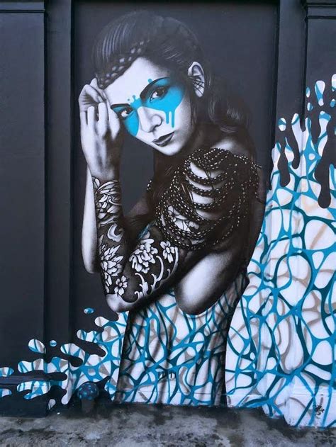 Beautiful Muse Painted By Fin DAC In West London Murals Street Art